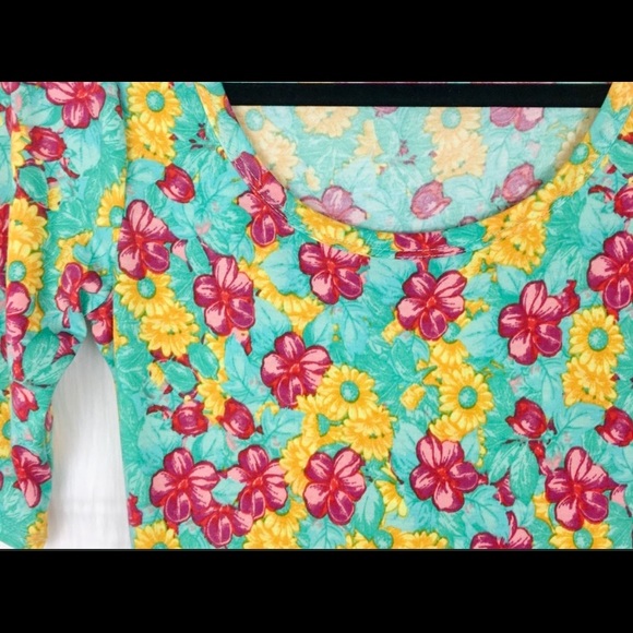 Lularoe Floral Nicole Dress - Picture 3 of 6